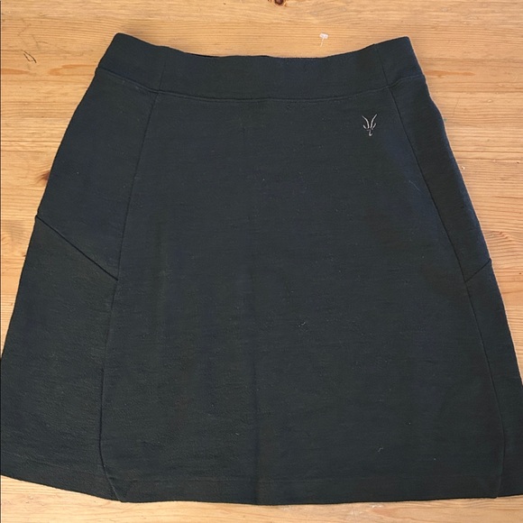 IBEX Medium Women’s Wool Black A Line Izzy Skirt Winter Warm Pockets Cabincore - Picture 6 of 10